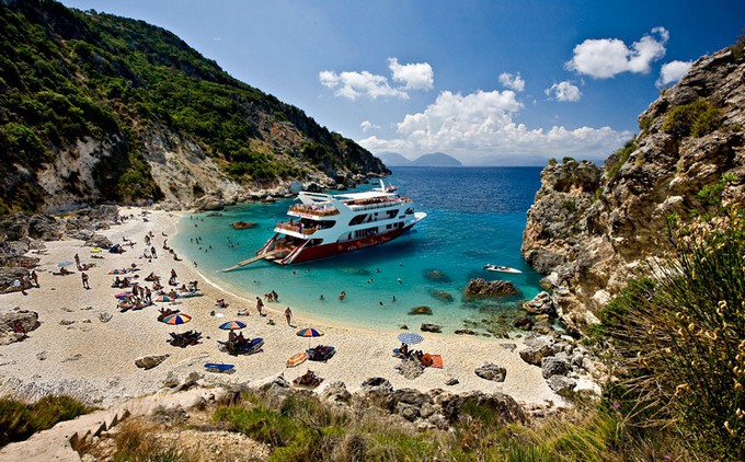 Agiofili beach, Lefkada