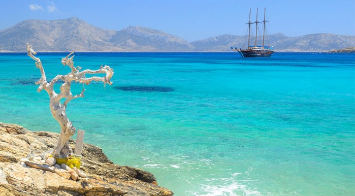 Italian beach, Koufonissia