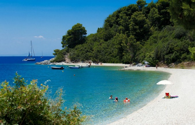 Panormos beach, Skopelos Island