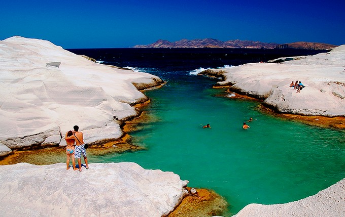 Papafragas beach, Milos
