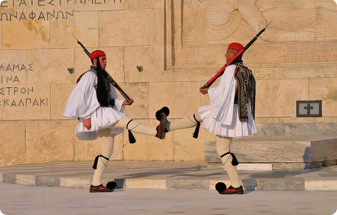 Syntagma Square and the Changing of the Guard