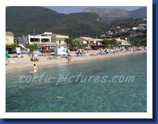 Ipsos beach Corfu