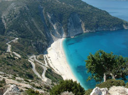 Myrtos beach