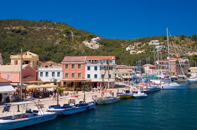 Gaios village in Paxos Island ~ Ionian Sea